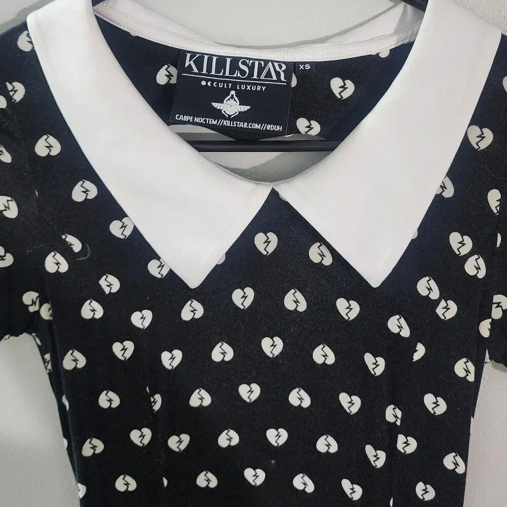 Killstar Broken Heart Dress - Picture 2 of 6